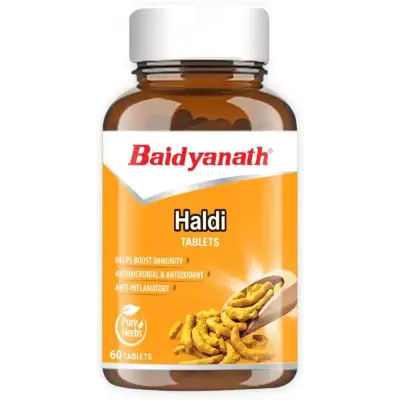 Baidyanath Ayurved Haldi Tablets (60tab)