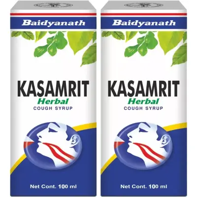 Baidyanath Ayurved Kasamrit Herbal Cough Syrup (100ml