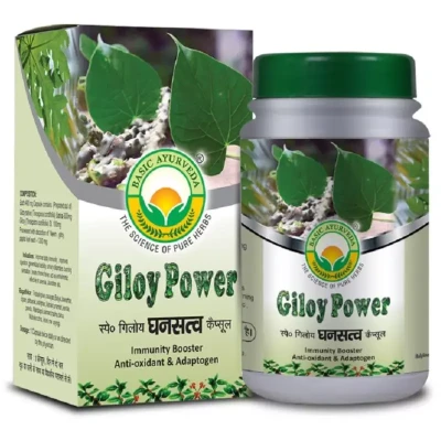 Basic Ayurveda Giloy Power Capsule (Ghansatva Cap.) (40caps)