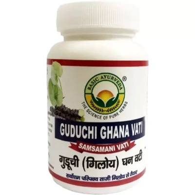 Basic Ayurveda Guduchi Ghan Vati (Samsamani Vati) (60tab)