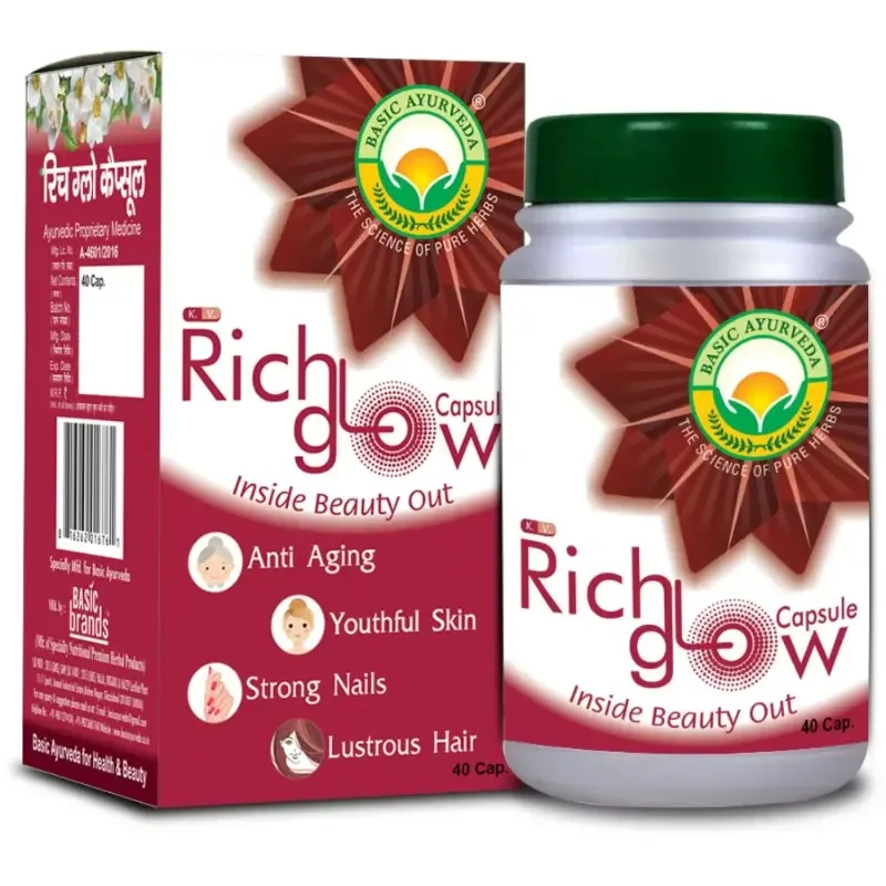 Basic Ayurveda Rich Glow Capsule (40caps)