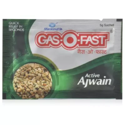 Mankind Pharma Gas O Fast Sachet Active Ajwain (5g)