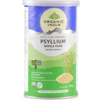 Organic India Whole Husk Psyllium (100g)