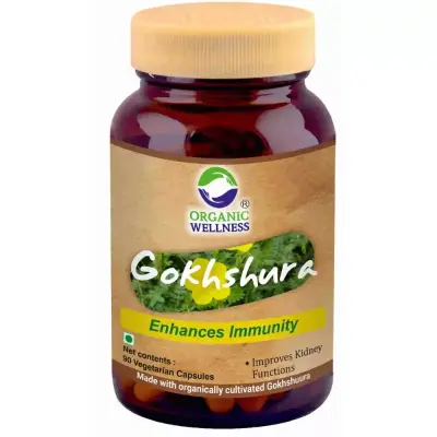 Organic Wellness Gokhshura 90 Vegetarian Capsules (90caps)