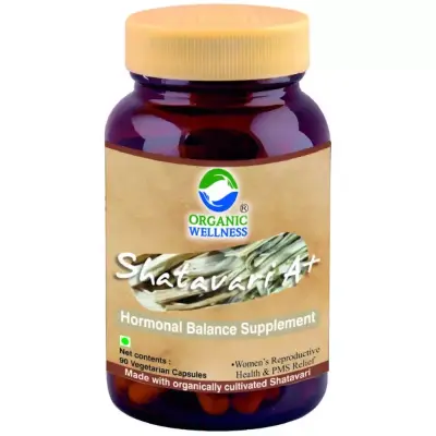 Organic Wellness Shatavari A+ Capsules (90caps)