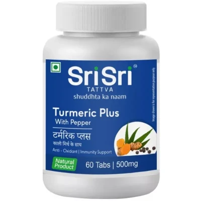 Sri Sri Tattva Turmeric Plus With Pepper 500Mg Tablet (60tab)