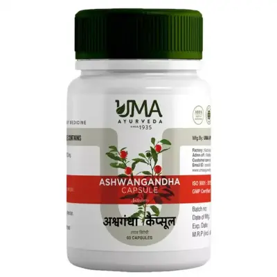 Uma Ayurveda Ashwagandha Capsule (60caps)