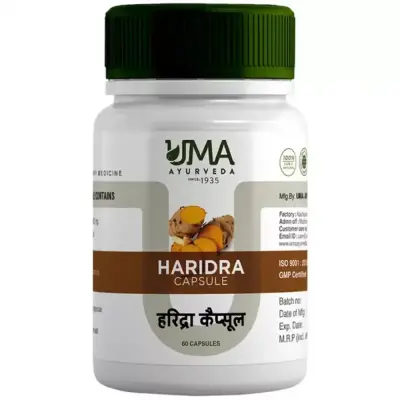 Uma Ayurveda Haridra Capsule (60caps)