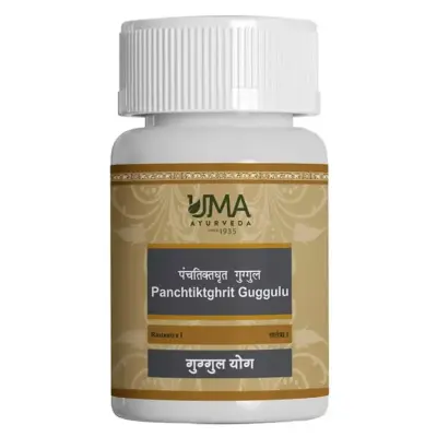 Uma Ayurveda Panchatikta Ghrit Guggul (80tab)