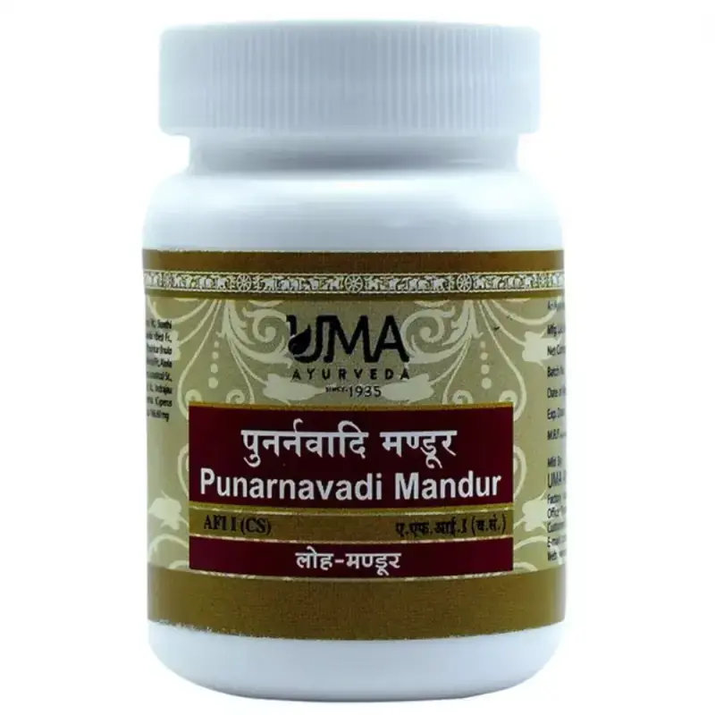 Uma Ayurveda Punarnavadi Mandur (80tab)