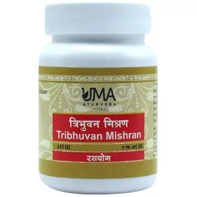 Uma Ayurveda Tribhuvan Mishran (40tab)