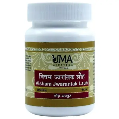 Uma Ayurveda Visham Jwarantak Lauh (80tab)