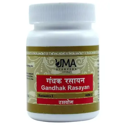 Uma Ayurveda Gandhak Rasayan (80tab)