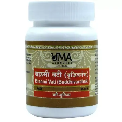 Uma Ayurveda Bramhi Vati (Buddhivardhak) (40tab)