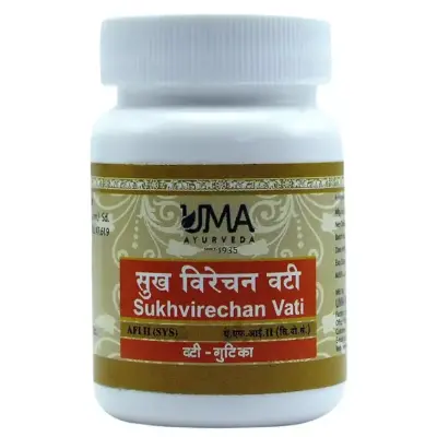 Uma Ayurveda Sukhvirechan Vati (80tab)