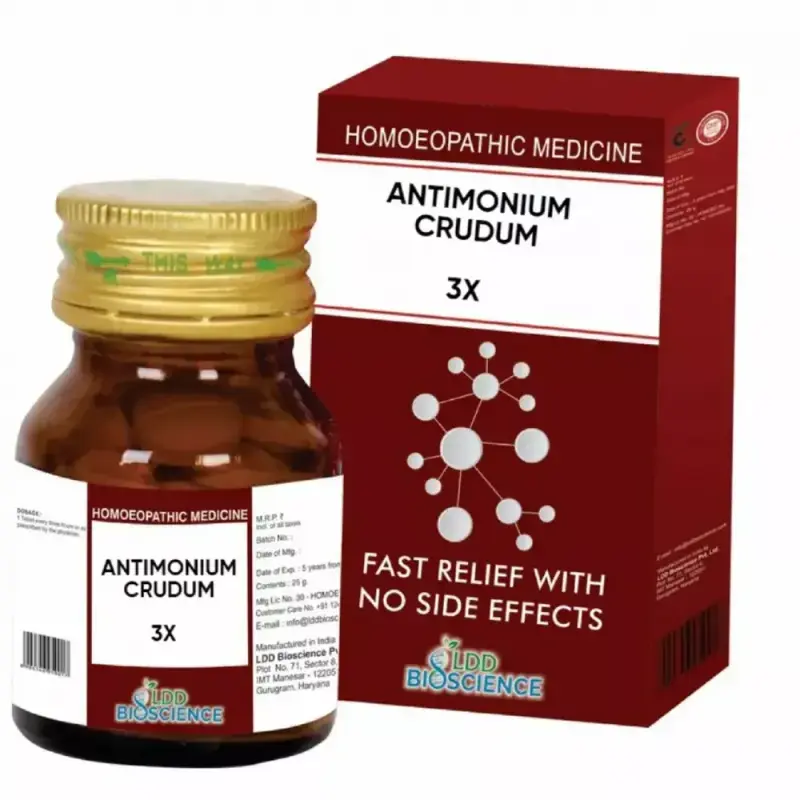 LDD Bioscience Antimonium Crudum 3X (25g)