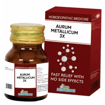 LDD Bioscience Aurum Metallicum 3X (25g)