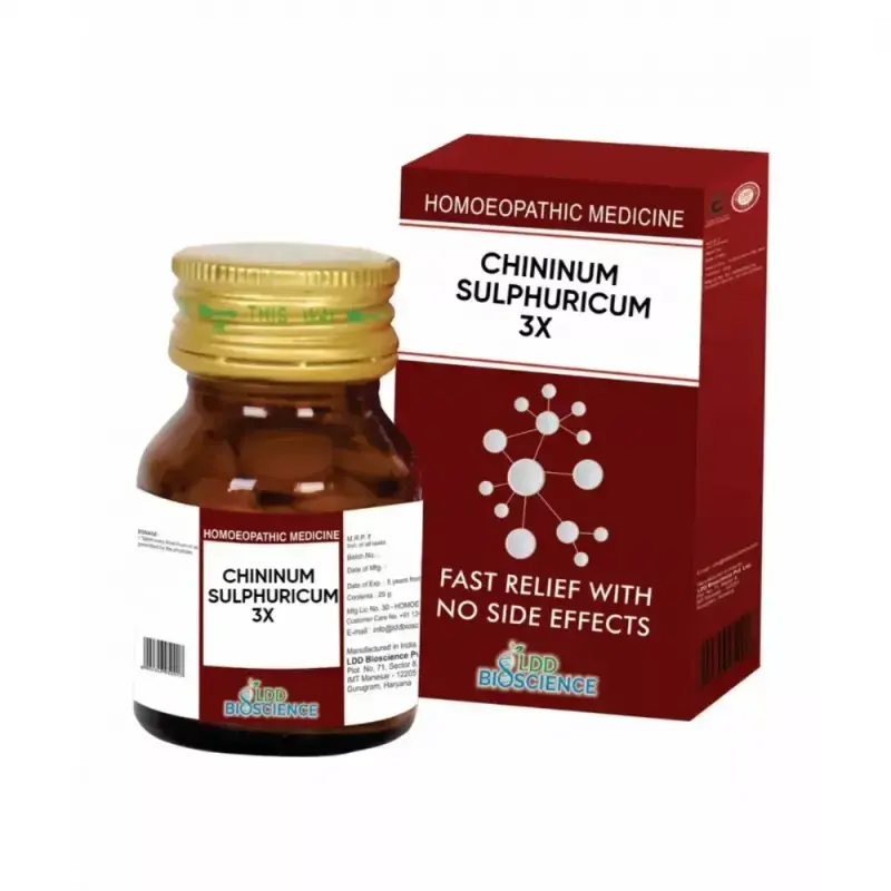 LDD Bioscience Chininum Sulphuricum 3X (25g)