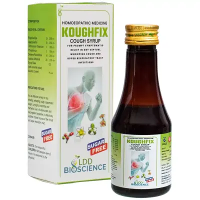 LDD Bioscience Koughfix Cough Syrup Sugar Free (100ml)