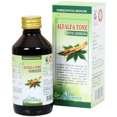 LDD Bioscience Alfalfa Tone With Ginseng (180ml)