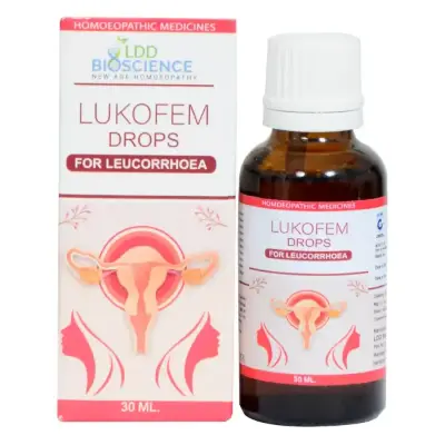 LDD Bioscience Lukofem Drops For Leucorrhoea (30ml)