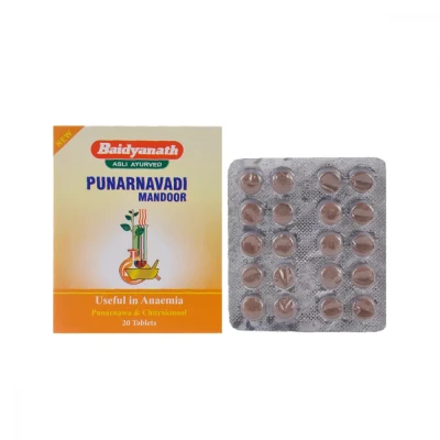 Baidyanath Punarnawadi Mandoor (20tab)