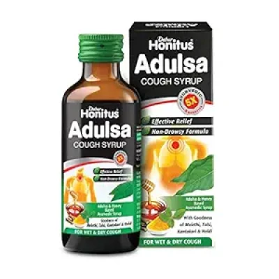 Dabur Honitus Adulsa Cough Syrup (100ml)