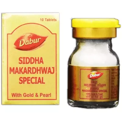 Dabur Siddha Makardhwaj Special With Gold (10tab)