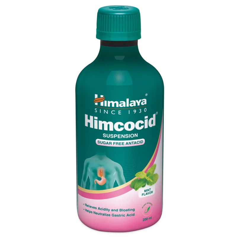 Himalaya Himcocid Suspension Sugar Free (Mint) (200ml)