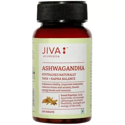 Jiva Ayurveda Ashwagandha Tablets (120 Tab)