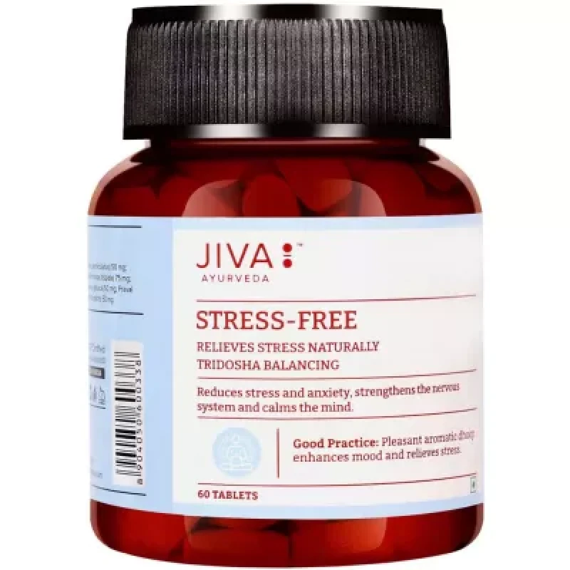 Jiva Ayurveda Stress Free Tablets (60 Tab)