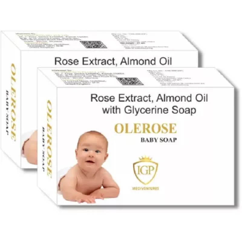 Igp Mediventures Olerose Baby Soap 75G Pack Of 2