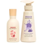 Maate Baby Massage Oil Body Wash Combo 150Ml 250Ml 1Pack