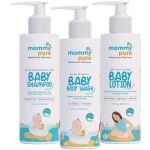 Mommypure Baby Body Wash Baby Shampoo Baby Body Lotion Combo Each 250Ml 1Pack