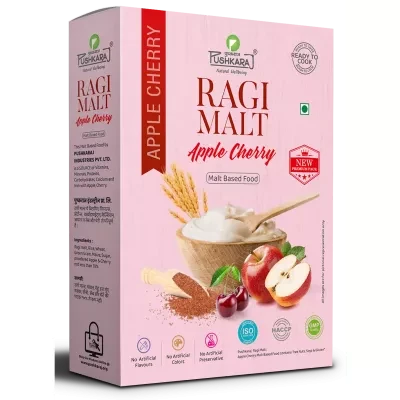 Pushkaraj Ragi Malt Apple Cherry 250G6178 2 400