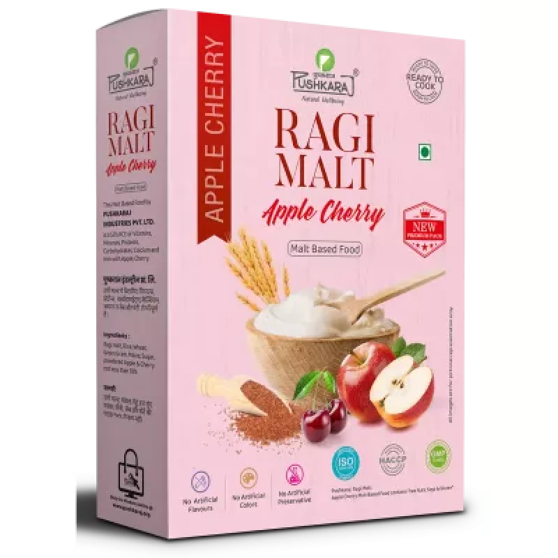 Pushkaraj Ragi Malt Apple Cherry 250G6178 2 400