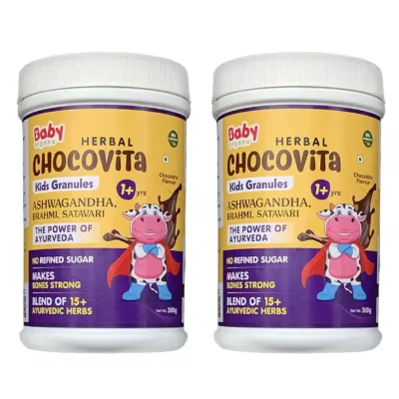 Babyorgano Herbal Chocovita Kids Granules 300G Pack Of 2