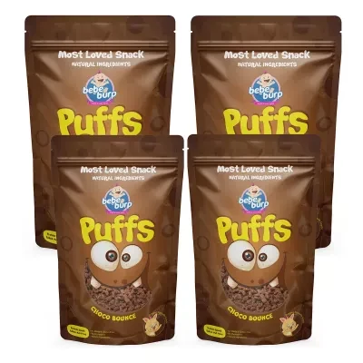 Bebe Burp Grandmas Super Puffs Choco Bounce 35G Pack Of 4