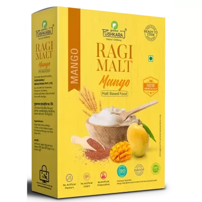 Pushkaraj Ragi Malt Mango 250G