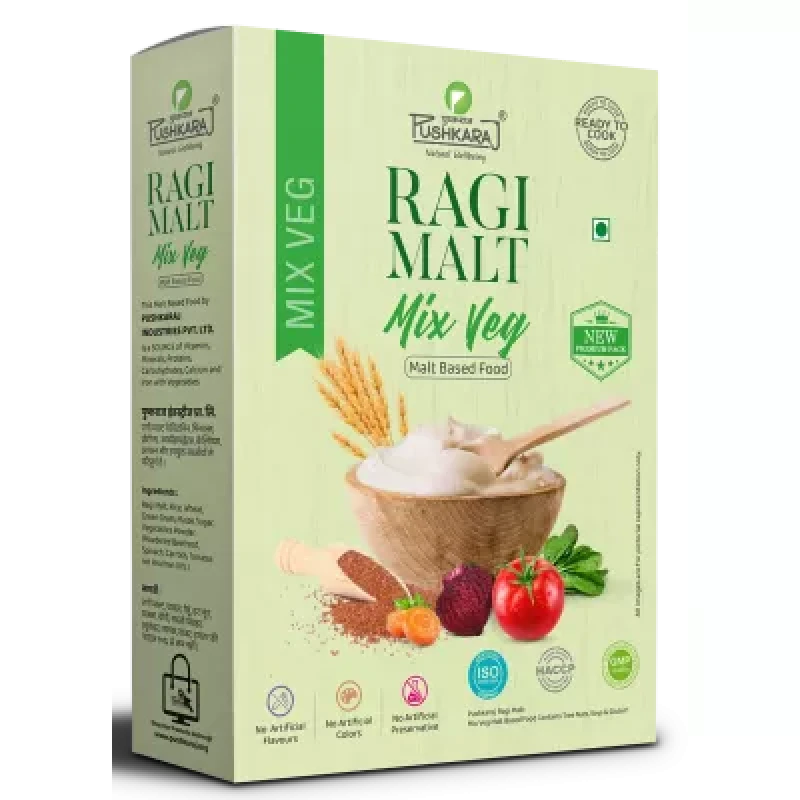 Pushkaraj Ragi Malt Mix Veg 250G