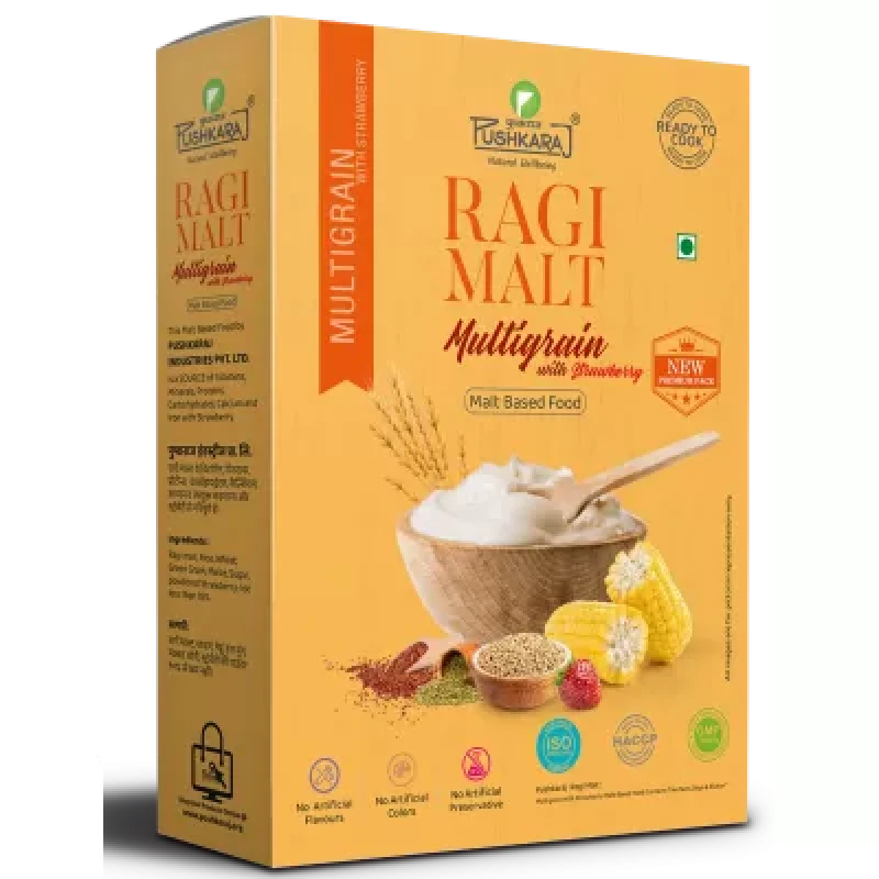 Pushkaraj Ragi Malt Multigrain 250G