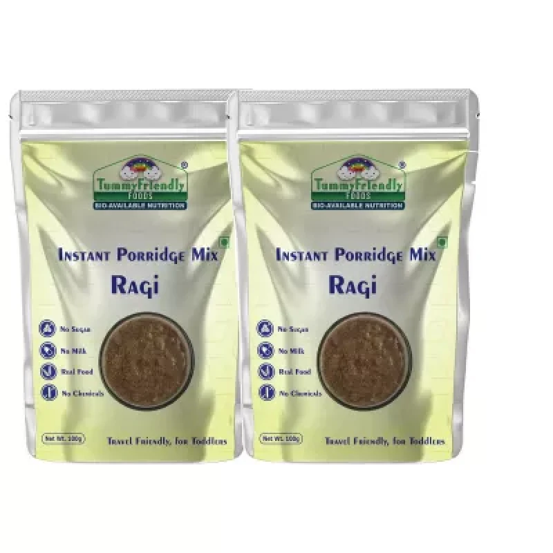 Tummy Friendly Foods Instant Porridge Mix Ragi 100G Pack Of 2