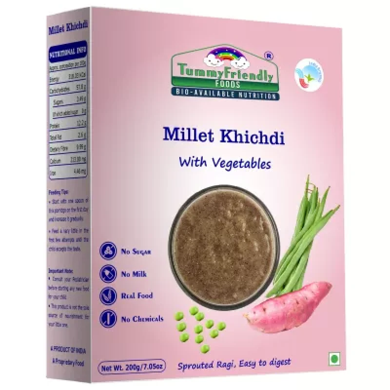 Tummy Friendly Foods Millet Khichdi With Vegetables 200G