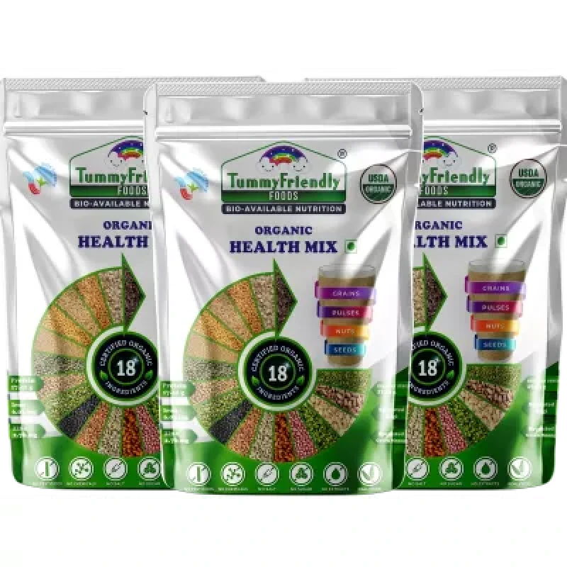 Tummy Friendly Foods Organic Health Mix 800G Pack Of 3