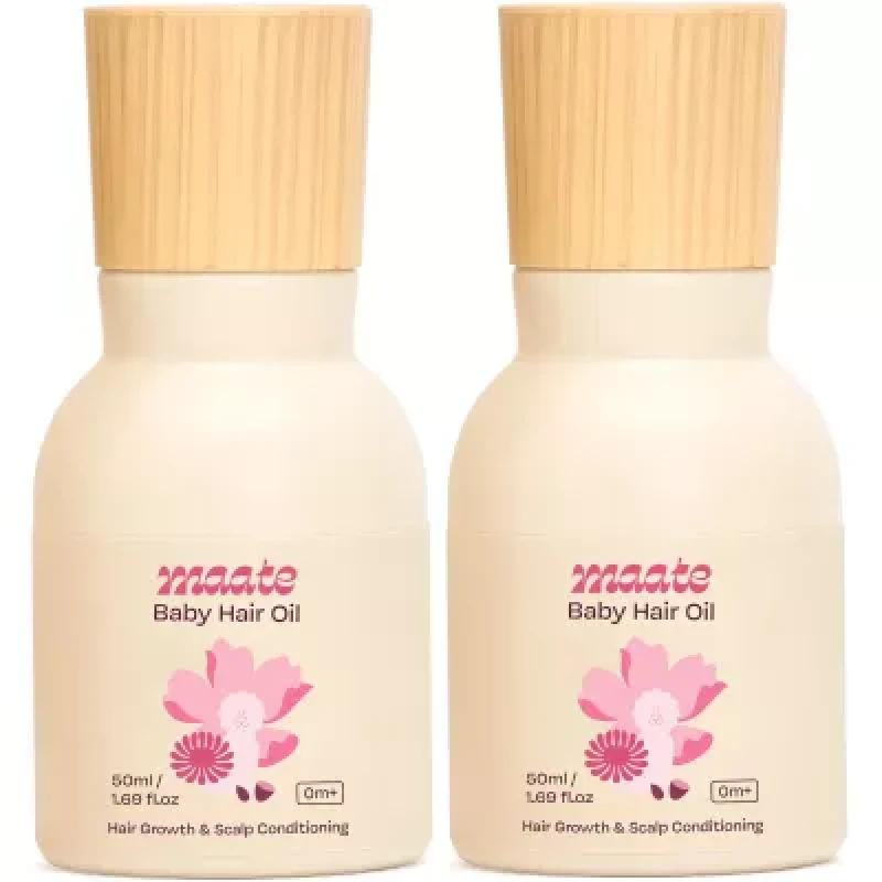 Maate Baby Hair Oil 50Ml Pack Of 2