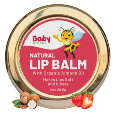 Babyorgano Natural Lip Balm Strawberry 8G