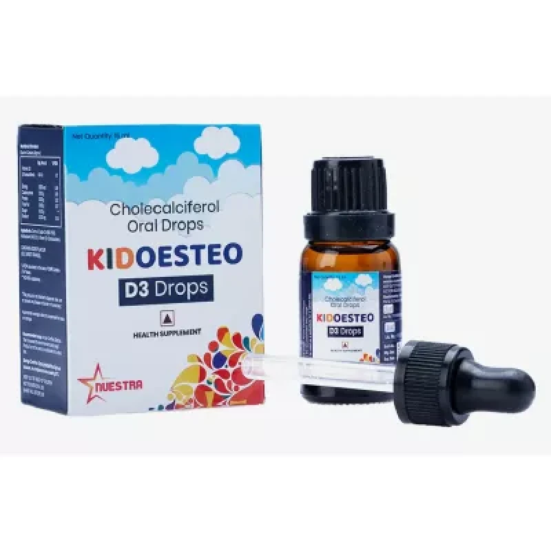 Nuestra Kidoesteo Cholecalciferol Vitamin D3 Oral Drops For Baby 15Ml