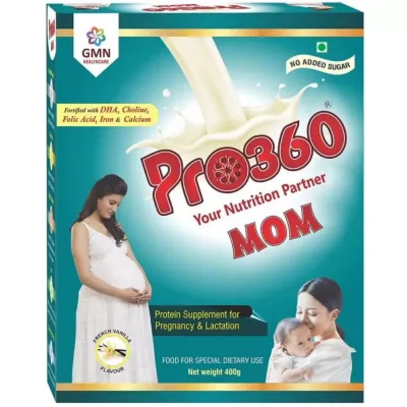 Pro360 Mom Pregnancy Lactation Protein Supplement French Vanilla 400G