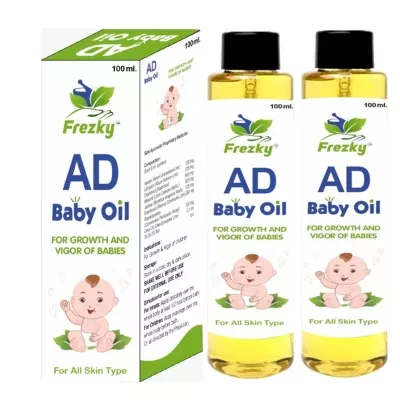 Frezky Ad Vitamin Baby Massage Oil 100Ml Pack Of 2