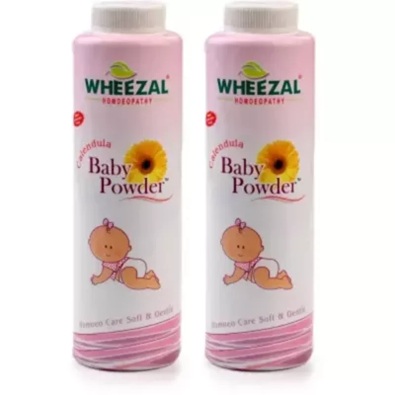 Wheezal Calendula Baby Powder 100G Pack Of 2